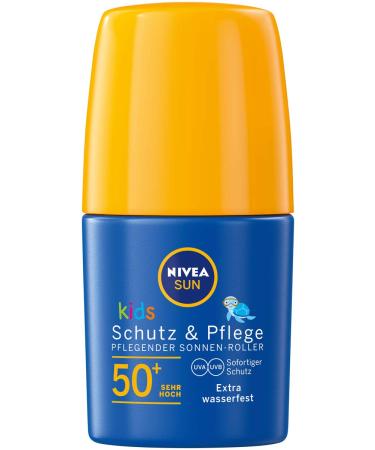 NIVEA SUN Sun Kids Protection & Care nourishing sun roller SPF50+ pack of 2 (2 x 50 ml)