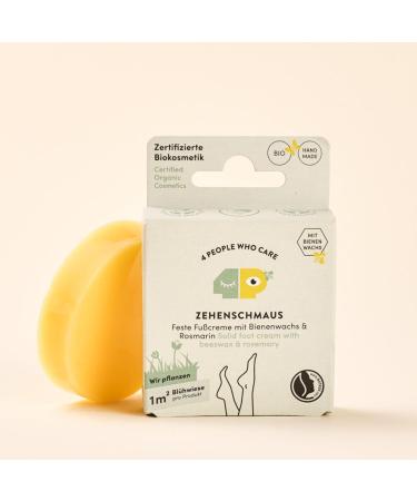 Fixed Organic Foot Cream with Beeswax & Shea Butter | Toe Feast by 4peoplewhocare - KO Foot Care with Rosemary & Eucalyptus (40g Refill) - Buy Online on SooperMarket.com