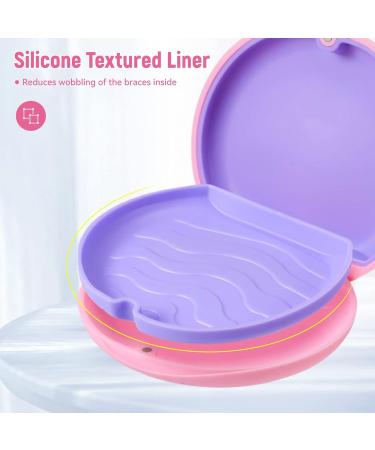 Annhua Retainer Case Denture Container Mouthguard Storage Box with Magnetic Closure False Teeth Container Denture Box Blue - Buy Online on SooperMarket.com