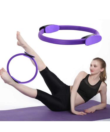 Provo Pilates Ring Pilates Circle Resistance Ring Loop with 3 yoga clamping band yoga ring with double handle pilates for effective strength and resistance training for fat burning core training