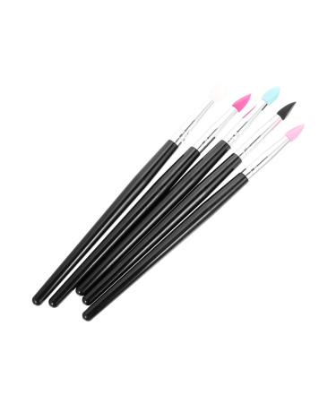 Angoily 15 Pcs Silicone Eyeshadow Brush Makeup Brush Eye Makeup Lip Brush Cosmetic Brush Make up