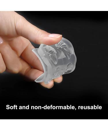 Nail Carving Mold - Creative 3D Silicone Manicure Tool for Home | High Toughness Bear & Butterfly Shapes | International Shipping Available - Buy Online on SooperMarket.com