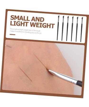 KALLORY 6pcs Eyebrow Brush Gel Eyeliner Gel Liner Eyeliner Makeup Supplies Cosmetic Brush Flat Head Miss Die 16X1CM As Shown - Buy Online on SooperMarket.com