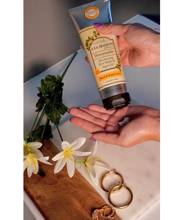 A LA MAISON Honeysuckle Lotion for Dry Skin - Natural Hand and Body Lotion 2 Pack - 8 oz Bottle - Buy Online on SooperMarket.com