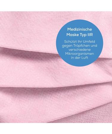 Buy Beurer MM 15 OP Mask Type IIR - 3-Layer Medical Face Mask (Pink 20 Pack) | EU Made Protects Against Droplets & Microorganisms | Fast International Shipping - Buy Online on SooperMarket.com