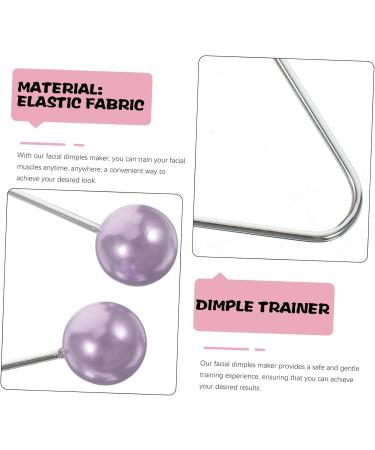 WOFASHPURET 1 Pair Dimple Trainer Face Dimples Trainer Beauty Smile Exerciser Forming Mouth Exerciser Metal Dimples Exerciser Facial Tools Dimple Makers for Cheeks Sports Alloy Purple Former 4.30X2.50X0.80CM Purple - Buy Online on SooperMarket.com