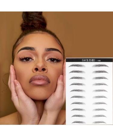 NOLITOY 4 Sheets Pairs 6d Eyebrow Sticker Brow Tatoo Eyebrow Makeup Tools Eyebrow Stickers 3 Proof - Buy Online on SooperMarket.com