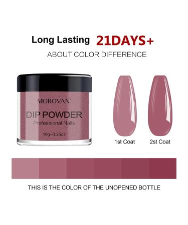 Morovan Dip Powder Nail Kit - 8 Colors Starter Kit for French Manicure - DIY Salon Quality Dipping Powder Set - Buy Online on SooperMarket.com