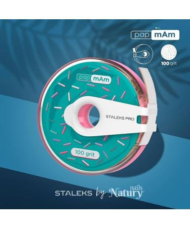 STALEKS PRO BOBBINAIL Donut with White File Refill Papmam Expert ATC Donut File Dispenser 6mts ( Donuts + Refill) (100 Grit) Donuts + recambio #100 - Buy Online on SooperMarket.com
