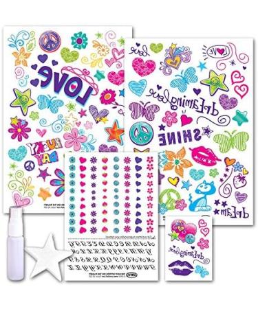 Savvi Glitter4Girls Temporary Tattoos Kit - Sparkle and Shine with Glitter Tattoos for Girls - Buy Online on SooperMarket.com