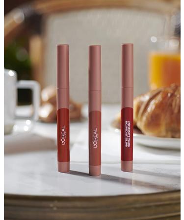L'Oreal Paris Infallible Very Matte Lip Crayon Lipstick Smudge Proof Nude Lipstick 104 Tres Sweet 1 kg 104 Tres Sweet 1 count (Pack of 1) - Buy Online on SooperMarket.com
