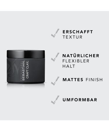 Sebastian Professional Hydre Advantage Set - Moisturizing Shampoo & Conditioner (250ml) + Craft Clay Texturing Hair Wax (50g) | International Shipping - Buy Online on SooperMarket.com