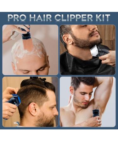 Hatteker Bald Head Trimmer Beard Trimmer Hair Clippers Trimmer Shavers for Men Hair Trimmer Body Trimmer Waterproof Rechargeable Cordless Portable Haircut Kit - Buy Online on SooperMarket.com