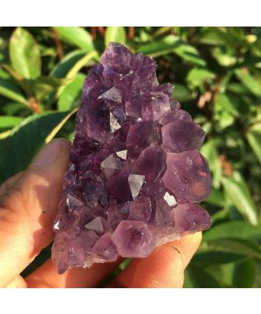 Natural Crystal Rough Natural Amethyst Quartz Crystal Cluster Specimen Healing 50-60g - Buy Online on SooperMarket.com