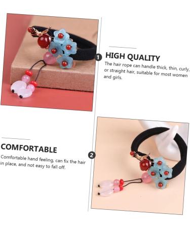 minkissy 1pc Vintage Hair Tie Hanfu Hair Accessories Chinese Hair Accessories Decorative Hair Ties Bead Hair Ties Pearl Hair Cosplay Hair Accessorie Agate Hair Rope Lady Hair Bands Headgear - Buy Online on SooperMarket.com