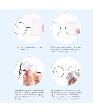 Fuzyxih 100 Pack Anti-Fog Towels - Disposable Defogger Wipes for Glasses & Lenses - Individually Packaged Cleaning Cloths - Buy Online on SooperMarket.com