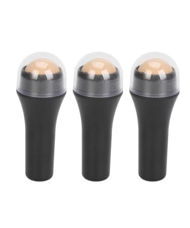 Oil Absorbing Volcanic Roller Oil Absorbing Roller Face Roller 3PCS Volcanic Stone Oil Absorbing Roller Oily Skin Control Portable Compact Reusable Facial Care Tool