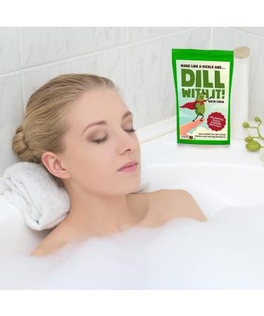 Dill with It Pickle Bath Soak - Premium Dill Pickle Scented Bath Salts for Teens | Funny Stocking Stuffers & Gift Idea for Pickle Lovers - Buy Online on SooperMarket.com