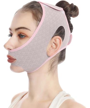 Teksome Face Sculpting Strap - Face Shaper Double Chin Strap V Shaped Bands - Double Chin Eliminator Adjustable Lift Bandage for Face Neck and Chin - Buy Online on SooperMarket.com