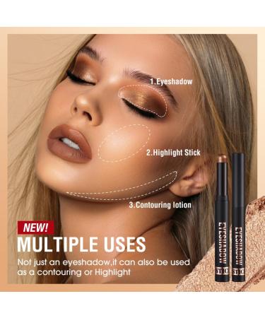 Ofanyia Eyeshadow Stick | Shimmer & Matte Eye Shadow Crayon | Long Lasting Waterproof Hypoallergenic Eye Brightener | Perfect Gift Set (16#) - Buy Online on SooperMarket.com