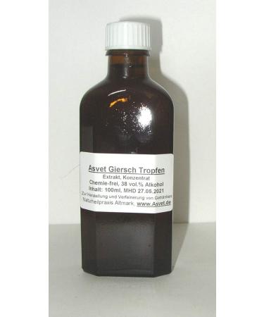 Asvet Ground elder tincture 100ml as drops gout herb also for making tea goat's foot extract without chemicals handmade