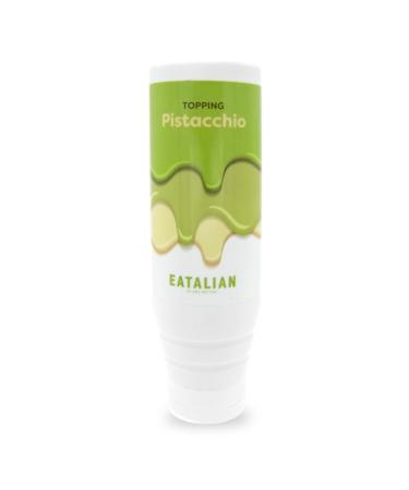 Eatalian by AMZ Better Topping with pistachios taste sweet protein cream made of squeezer from 300gr made in Italy pistachios sauce ideal for garnishing ice sweets and desserts pistachien 300 g (1 Pack)