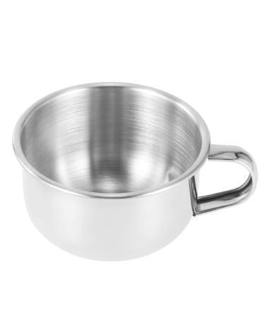 Anself Shaving Brush Bowl Stainless Steel Shaving Soap Bowl Shaving Bowls