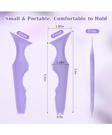 Catcan 5-in-1 Eyeliner Stencils for Eyes - Reusable Silicone Tool for Beginners - Purple - Buy Online on SooperMarket.com