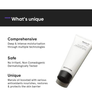 Marula Oil Face Moisturizer with 5% Hyaluronic Acid - Deep Nourishment for Dry Skin | 50gm - Buy Online on SooperMarket.com