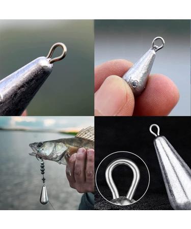 30 PCs Fishing Weights Kit - Multi-Size Shot Weights & Sinker Set for Outdoor Fishing (5g/10g/15g) - International Shipping Available - Buy Online on SooperMarket.com