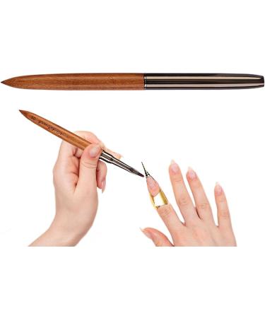 Nail Polish Brush Nail Dotting Tools Sandalwood Nail Polish Brush For Thin Details Fine Drawing Long Lines Home Use And Professional Nail Salon - Buy Online on SooperMarket.com