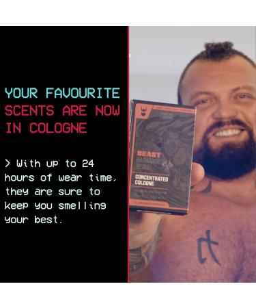 The Beast Line Cologne for Men by Beard Struggle - 6x Longer Than Traditional Colognes - Ragnarok Rising Eddie Hall Beast Line - Signature Edition - Mens Cologne 15 mL Glass Roller Bottle - Buy Online on SooperMarket.com