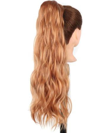Prinfantasy 24 inch Curly Wavy Ponytail Extension Wrap Around Synthetic Hairpiece for Women - MW130 - Buy Online on SooperMarket.com