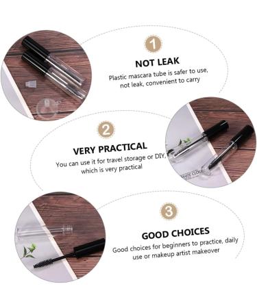 Gogogmee 32 Pcs Mascara Tube Mascara Clear Empty Eyelashes Bottle Lash Wand Containers Empty Bottle Plastic - Buy Online on SooperMarket.com