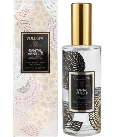 Voluspa Japonica Collection Santal Vanille Room & Body Spray Mist 3.4oz (100ml) - Buy Online on SooperMarket.com
