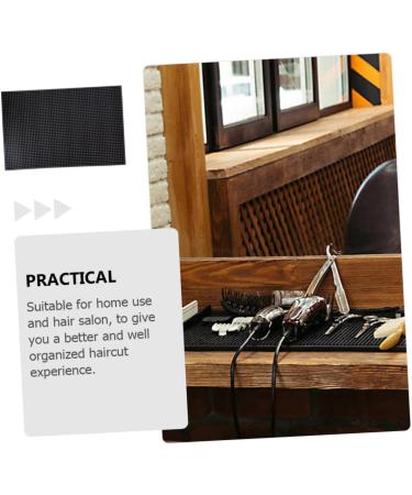 NOLITOY Hairdressing Mat - Anti-Skid Barber Tools Organizer for Stylists & Hairdressers | Premium PU Soft Rubber Pad - Buy Online on SooperMarket.com