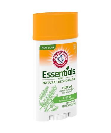 ARM & HAMMER Essentials Deodorant Rosemary Lavender 2.5oz - Pack of 9 | Natural Long-Lasting Freshness - International Shipping Available - Buy Online on SooperMarket.com