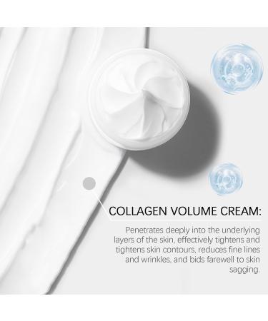 Collagen Anti Aging Face Cream Collagen-Rich Anti Wrinkle Face Care Hydrating Moisturizer Day and Night Hyaluronic Acid Moisturizer Face Cream - Essential Vegan Cream - 50g for All Skin Types - Buy Online on SooperMarket.com
