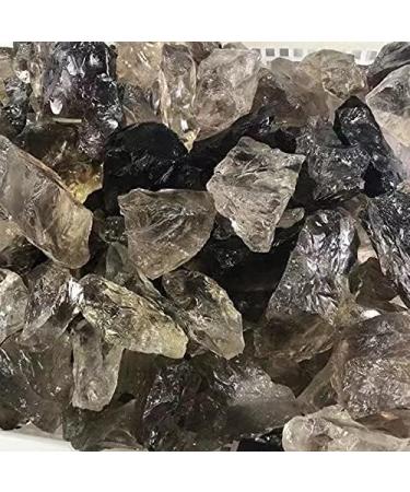 500g Natural polishing Smoky Quartz Tumbled Stone Crystals for Chakra Reiki Balancing - Buy Online on SooperMarket.com