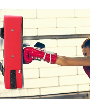Dilwe PU Leather Target Punching Pad for Taekwondo, Boxing, Karate & Kickboxing - Red - Buy Online on SooperMarket.com