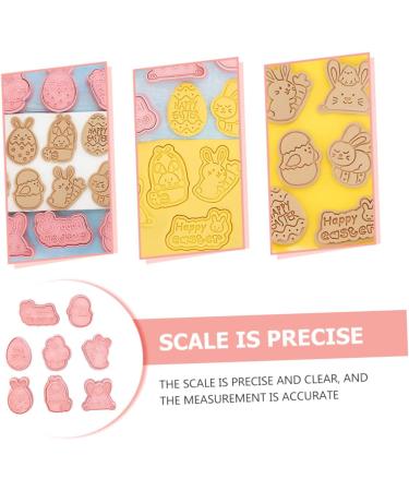PRETYZOOM Mini Silicone Molds 8 pcs Cookie for Easter Cartoon Moulds Creative Design Cake Themed Dessert Pp DIY Baking Shape - Buy Online on SooperMarket.com