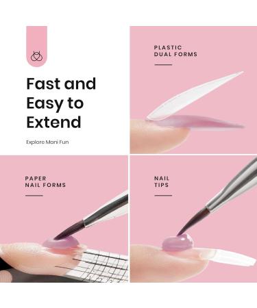 Beetles Poly Nail Extension Kit - 12 Colors Pink Nude & Glitter Gel for Easy DIY Nail Art | Perfect Gift for Women - Buy Online on SooperMarket.com