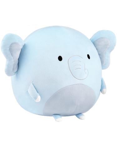 GAGAKU Elephant Plush Cushion 33cm Cute Plush Toy Pillows Cuddly Toy for Children Panda Adults Cute Panda Stuffed Toy Gift for Kids Birthday Anniversary 2-elephant