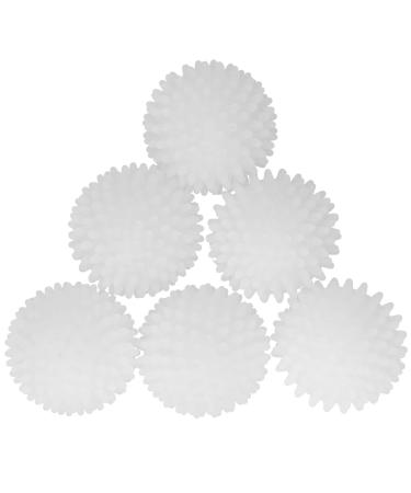 12 Pcs Laundry Dryer Balls Reusable Laundry Dryer Balls Softener Alternative PVC Quick Dry Balls for Soften Clothes (White) Laundry Balls/Laundry Tablets