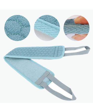 Exfoliating Loofah Back Scrubber - Double-Sided Scrubbing Belt for Anti-Aging - Ideal for Men & Women - Perfect Washing Back Cushion - Buy Online on SooperMarket.com