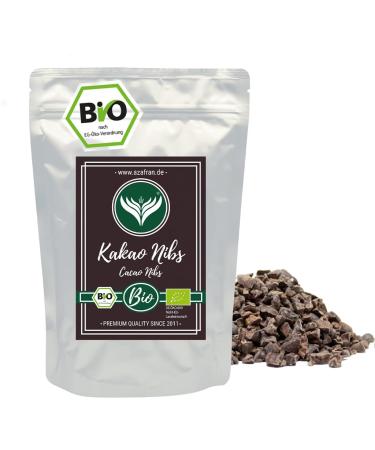 Azafran ORGANIC Cacao Nibs raw | Cocoa nibs | Nibs from cocoa beans | Cocoa pieces 500g