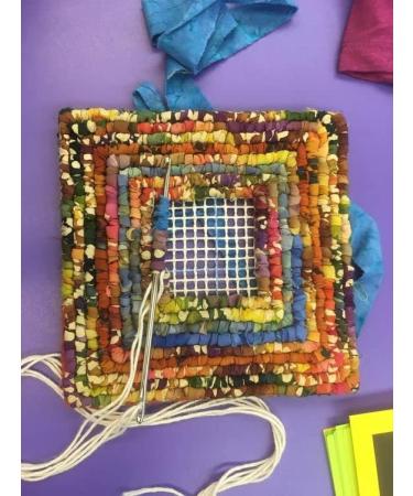 Zweigart Locker Hook/Latch Hook Rug Canvas, 3.75 Mesh, 36''x60'', Blue Grid Multicolor - 1136/146B - Buy Online on SooperMarket.com