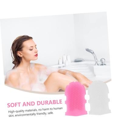 2-Piece Silicone Body Massage Brush Set for Exfoliation and Scrubbing - Buy Online on SooperMarket.com