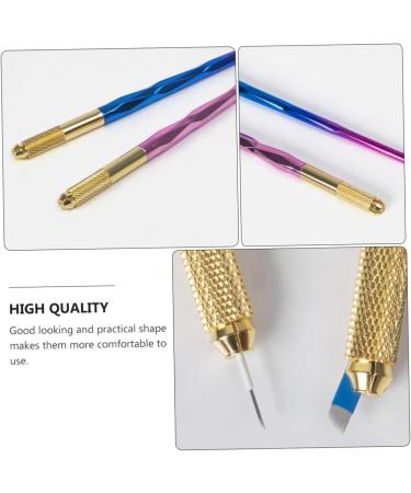 MAGICLULU 2pcs Colorful Embroidery Pen Eyebrow Pen Tattoos Mist Pen Embroidered Tattoos Tool Pen - Buy Online on SooperMarket.com