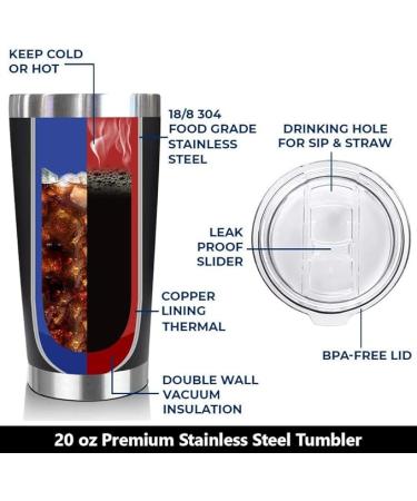 NewEleven Tumbler - Good luck coworker black- 20 Oz. - Buy Online on SooperMarket.com